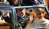 King Philippe and Queen Mathilde of Belgium arrive in South Africa for first-eever state visit to the country