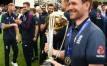 England celebrate World Cup triumph with young fans